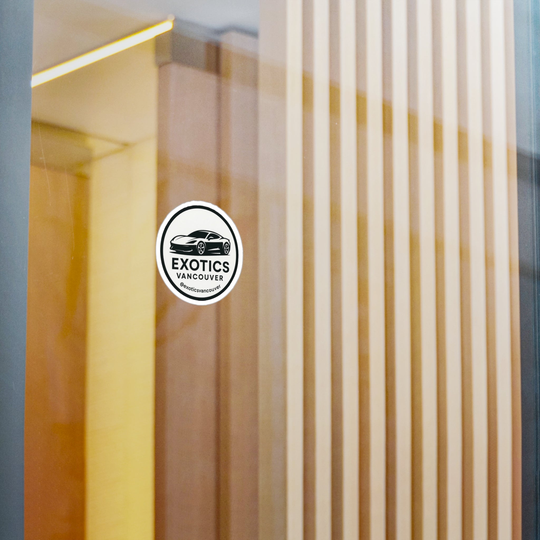 Exotics Vancouver Car Logo Sticker — Vinyl Decal